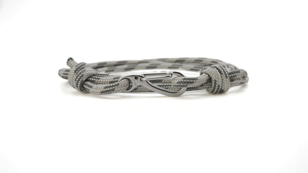 Little Clippy Greyscale Minimalist Rope Bracelet
