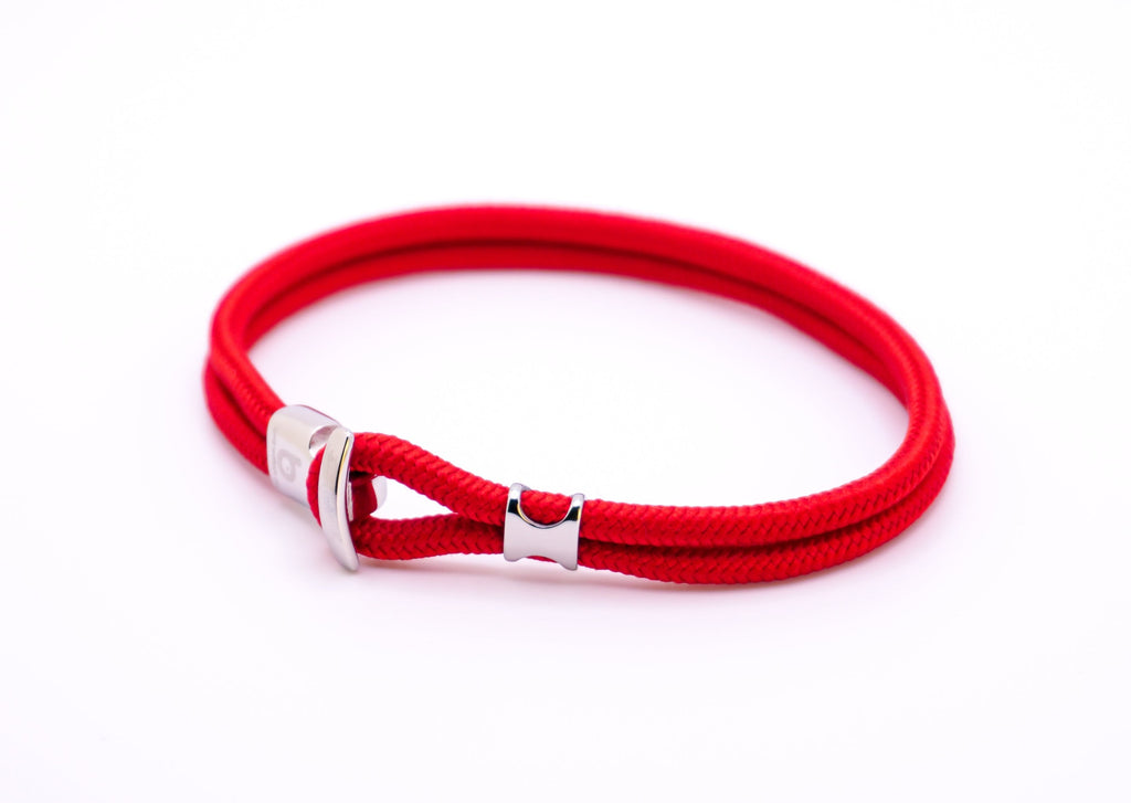 Buy Red Nylon Double Cord Bracelet 3188 Online in India - Etsy